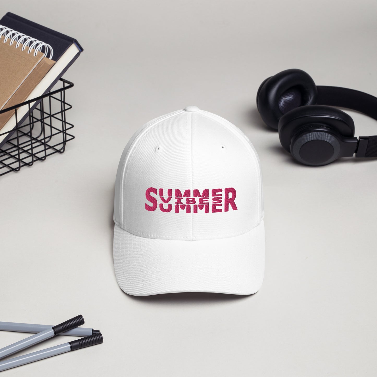 Summer Vibes | Baseball | Hat | White