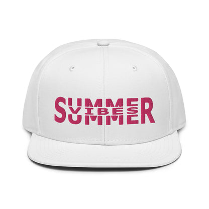 Summer Vibes | Snapback | White | Hat